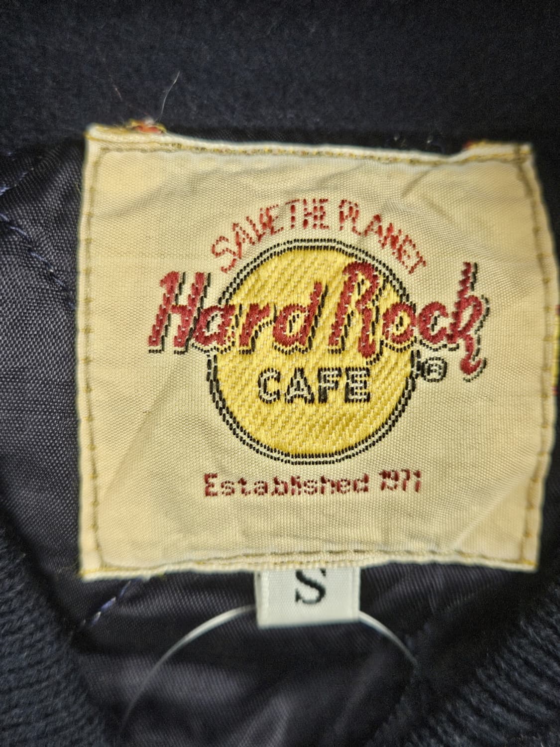 90's 하드락카페 코수멜 배색 바시티 자켓 ( S ) / 10101 상품이미지7