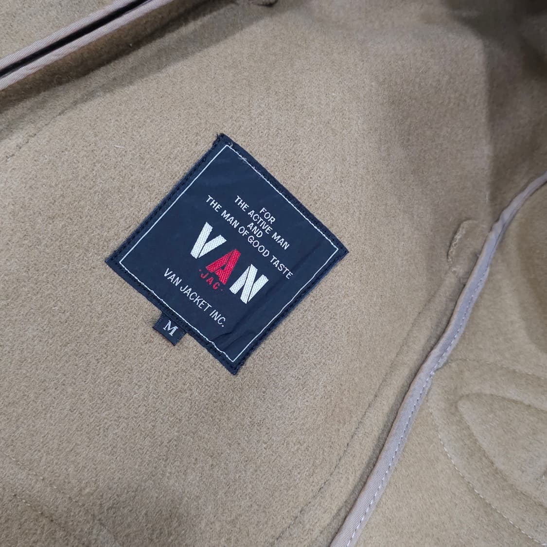70-80s VAN JAC 빈티지 후드 더플코트- 우먼M 상품이미지9