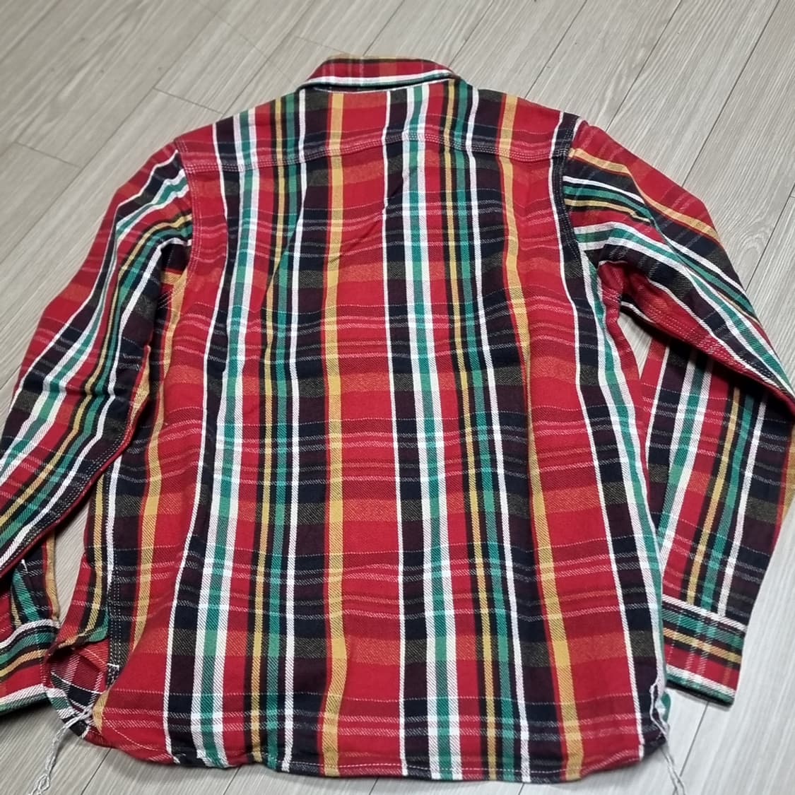 휴스턴 유니온메이드 레드 체크 남방 셔츠(95-100) 상품이미지3