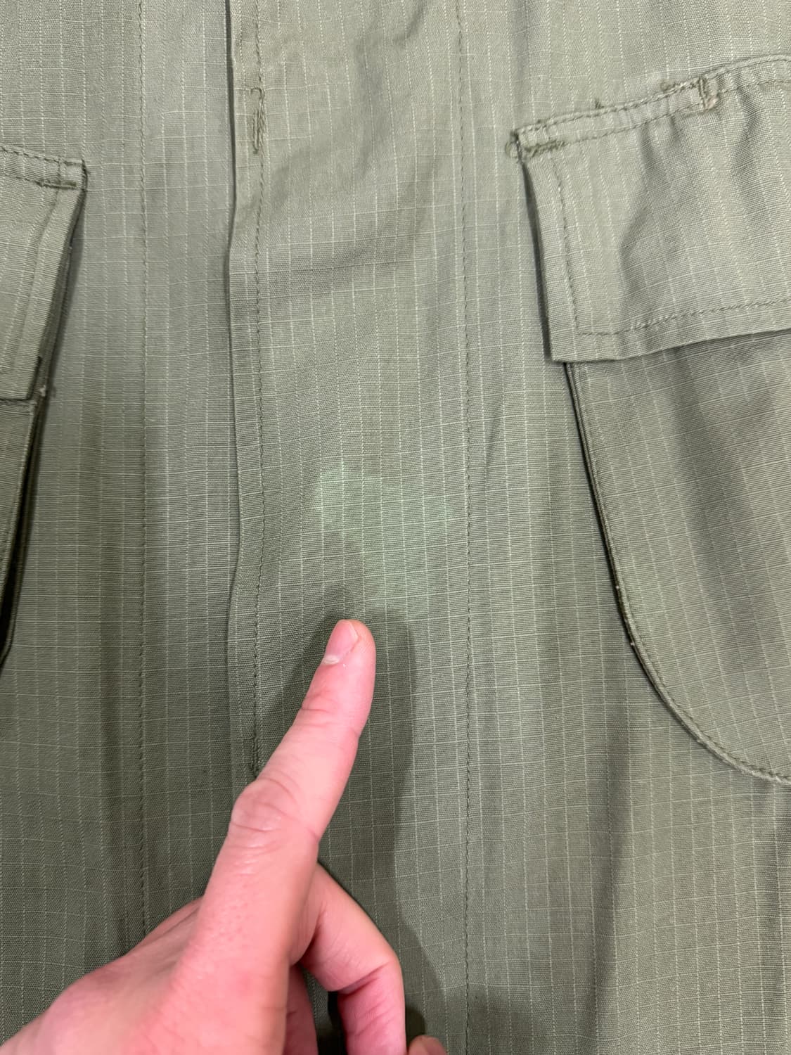 미군 정글 퍼티그 자켓셔츠 사이즈 M  상품이미지2