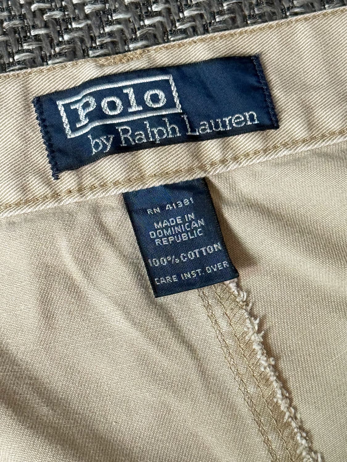 (34) 90s 폴로 랄프로렌 올드라벨 더블 플리츠 치노 팬츠 상품이미지4