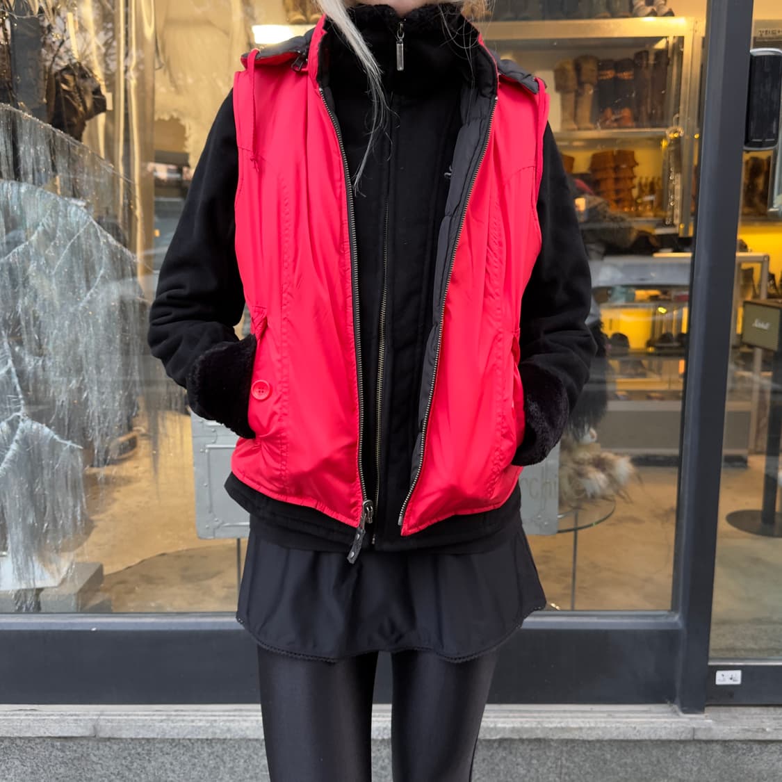 2007 빈티지 할리데이비슨 트라이벌 패딩 베스트 상품이미지5