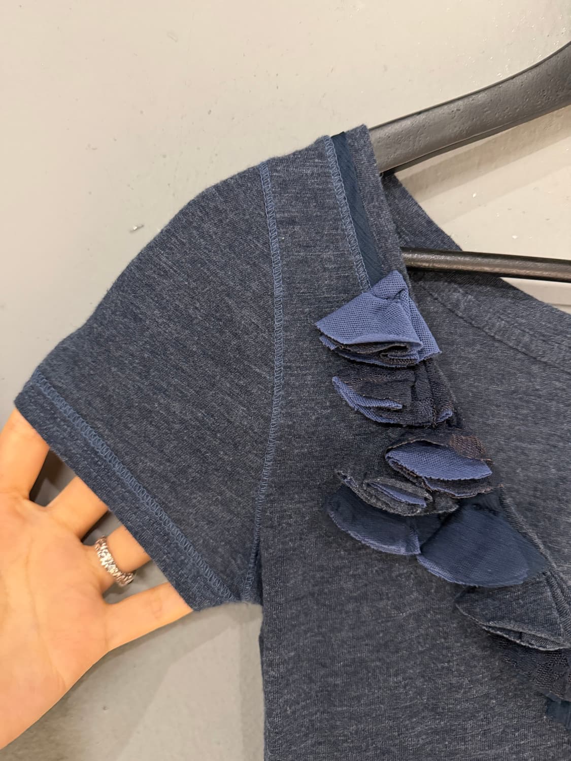 Abercrombie frill lace point tee  상품이미지7