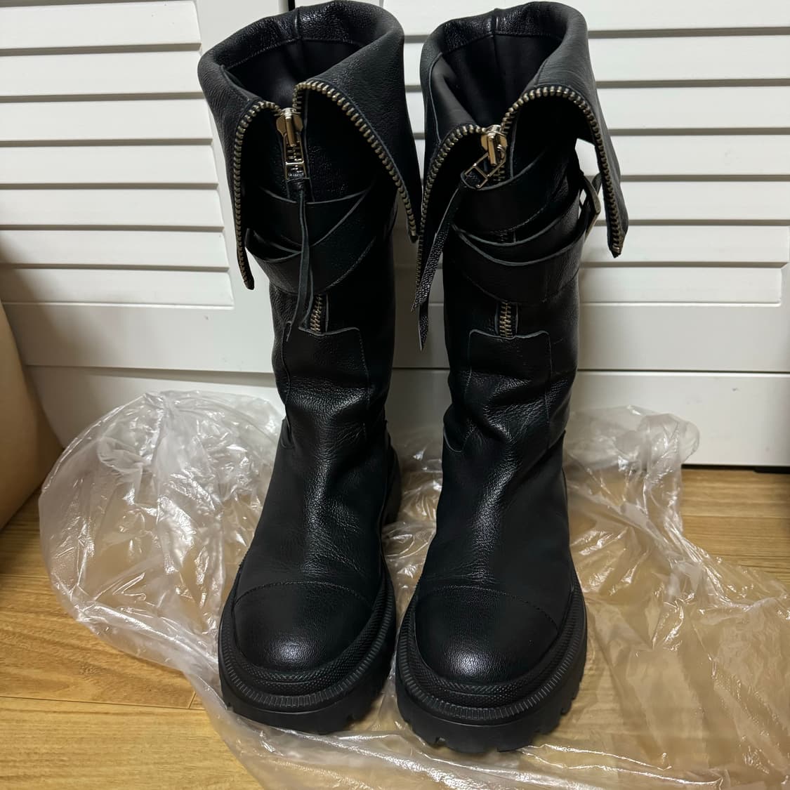 보헴서 보헤미안서울 부츠 FOLDED BELT LONG BOOTS 상품이미지2