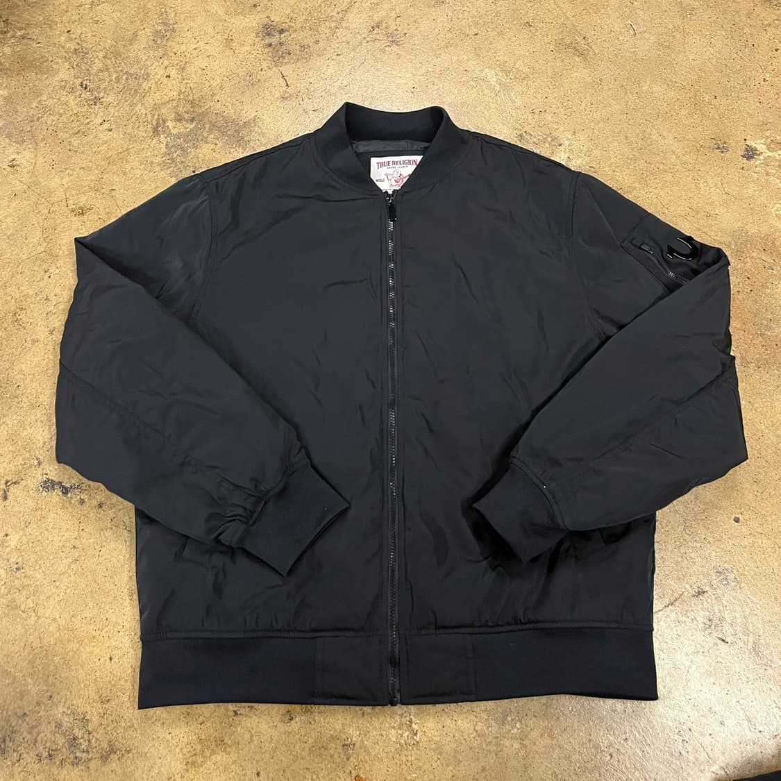 [정품/2XL] 트루릴리젼 블랙 봄버 자켓 b15 상품이미지2