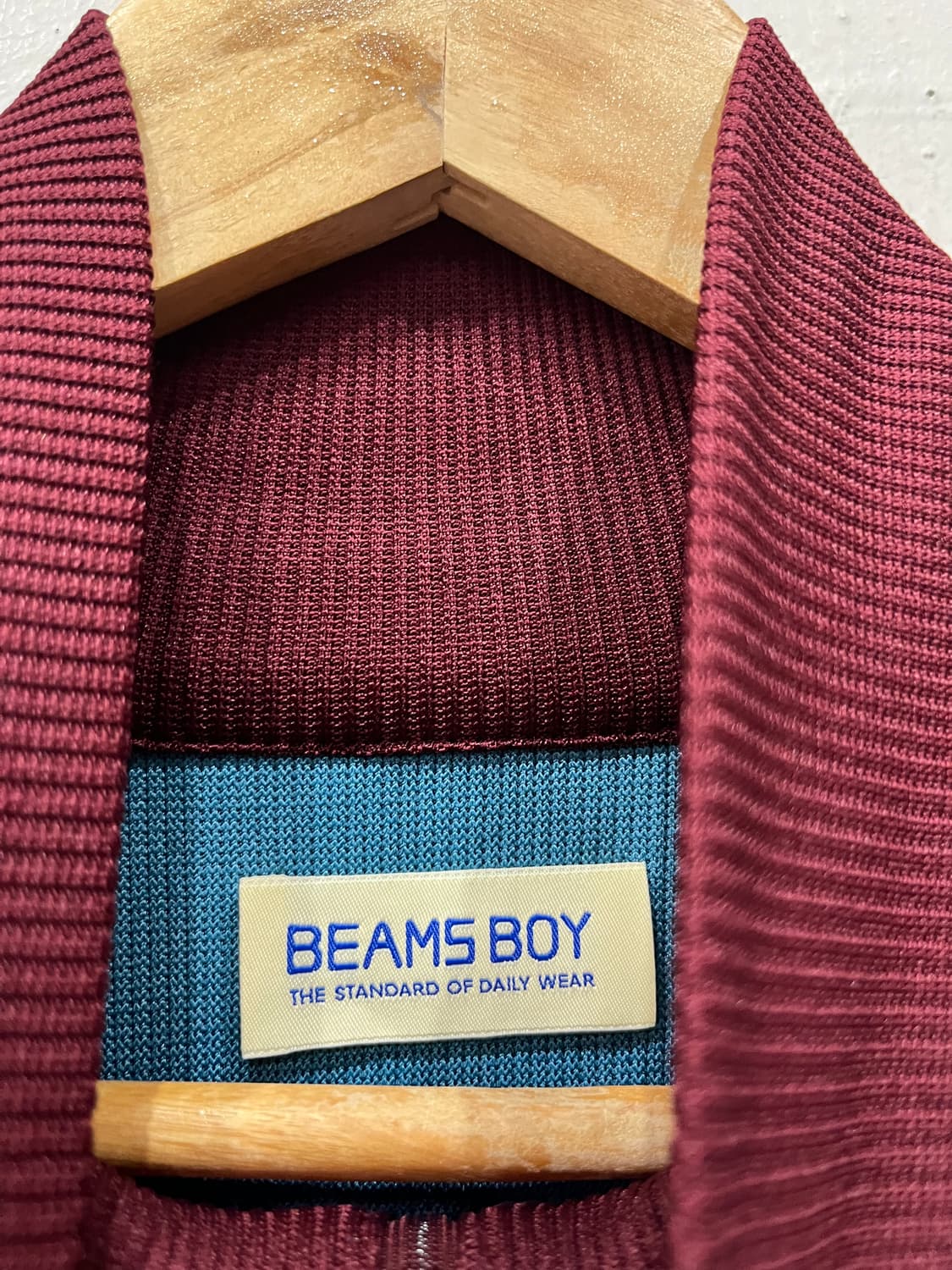 Beams Boy 빔즈보이 하프집업 크롭 니트 탑  상품이미지4