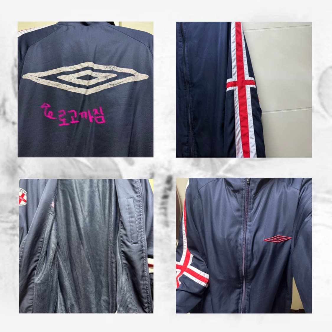 엄브로 잉글랜드 국기 바람막이 상품이미지3