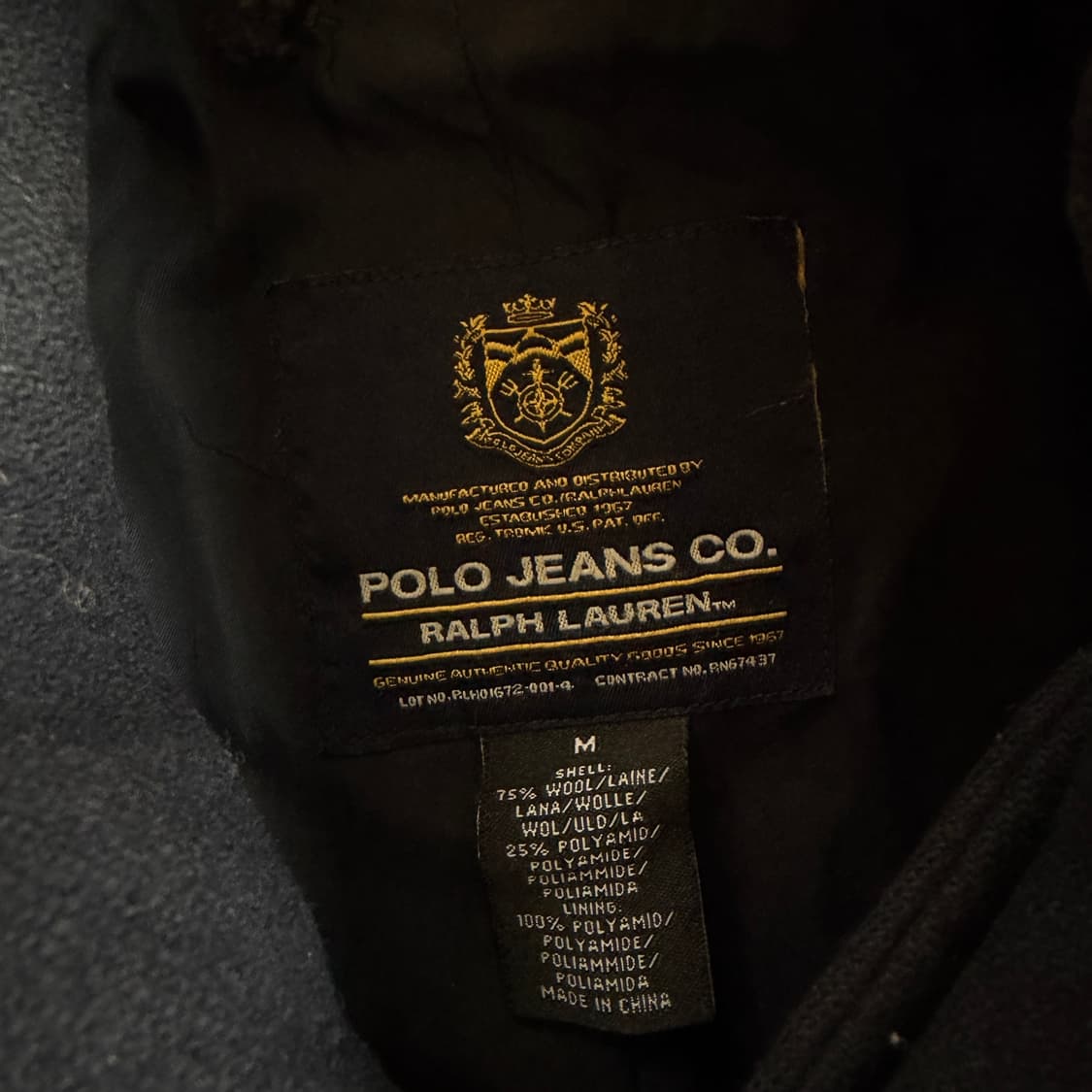 폴로 진스 랄프로렌 울 피코트 상품이미지9