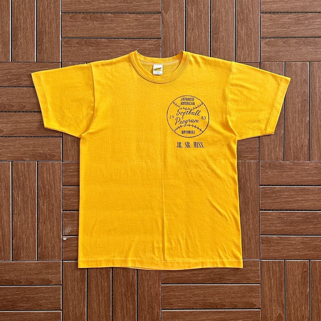 80’s Russell Athletic usa made 1/2 tee 상품이미지1