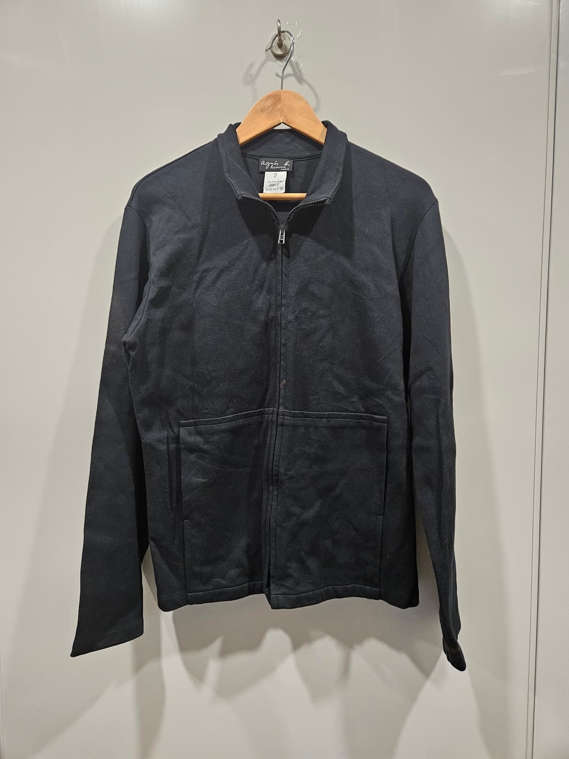 아네스베 블랙 집업 자켓 상품이미지1