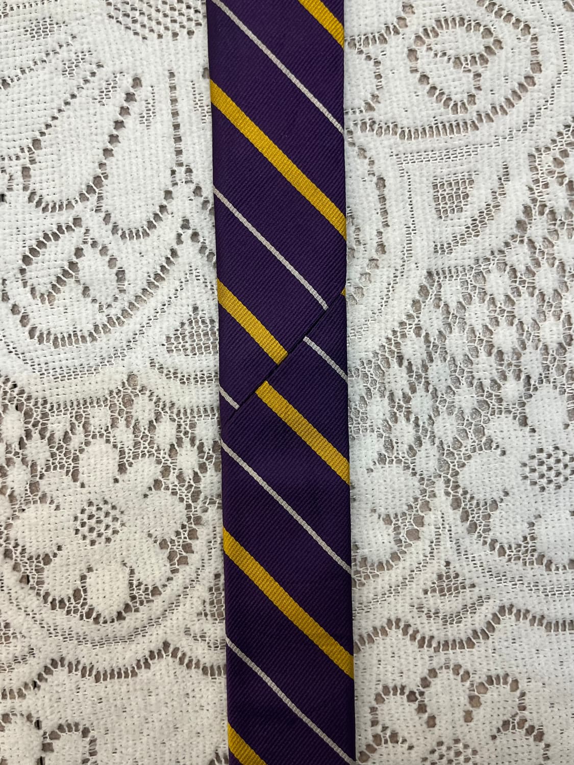 폴로 랄프로렌 스트라이프 넥타이 퍼플 #csz3132 상품이미지7