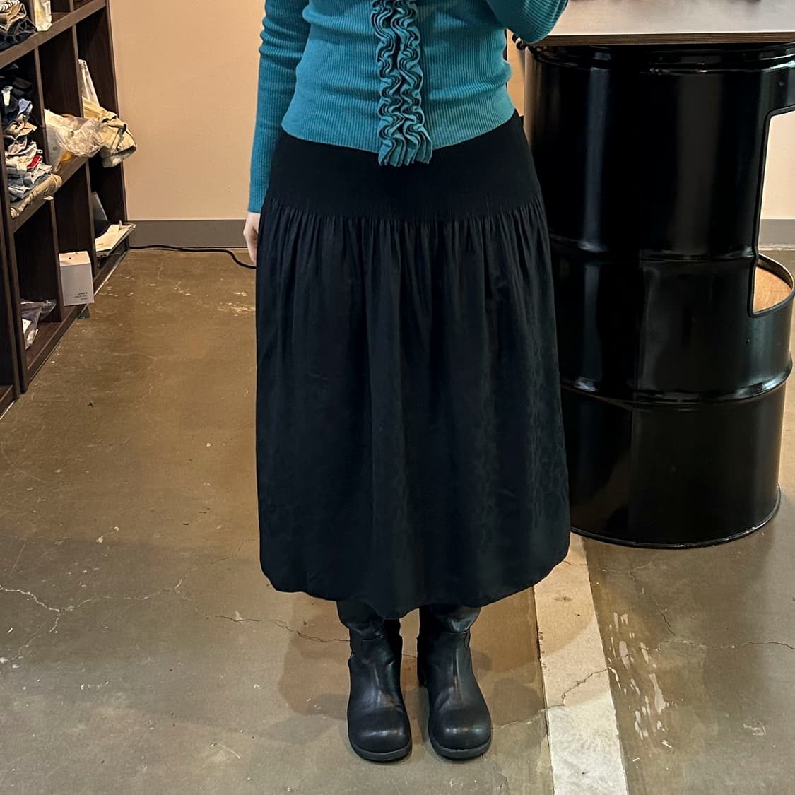 멀티패턴 리버시블 플리츠 스커트 상품이미지3