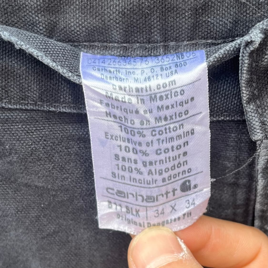 Carhartt 데미지 카펜터 팬츠 (33“) 상품이미지5