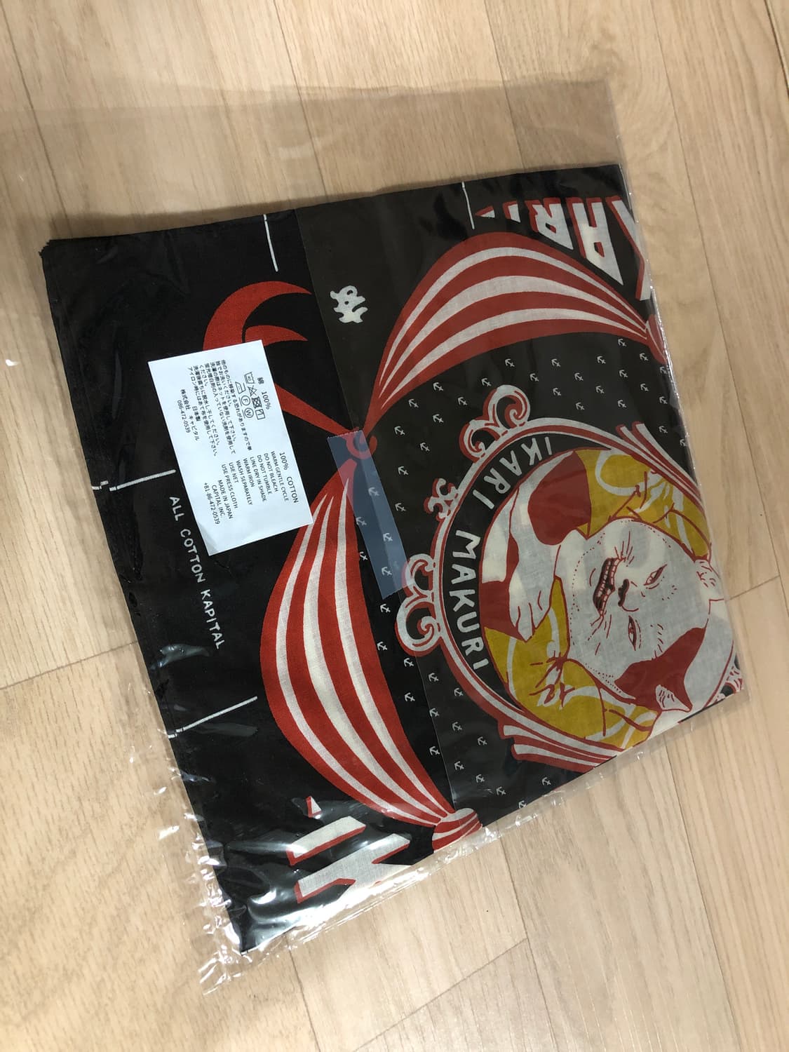 캐피탈 컬러드 반다나 앵그리 잉크 블랙 상품이미지2