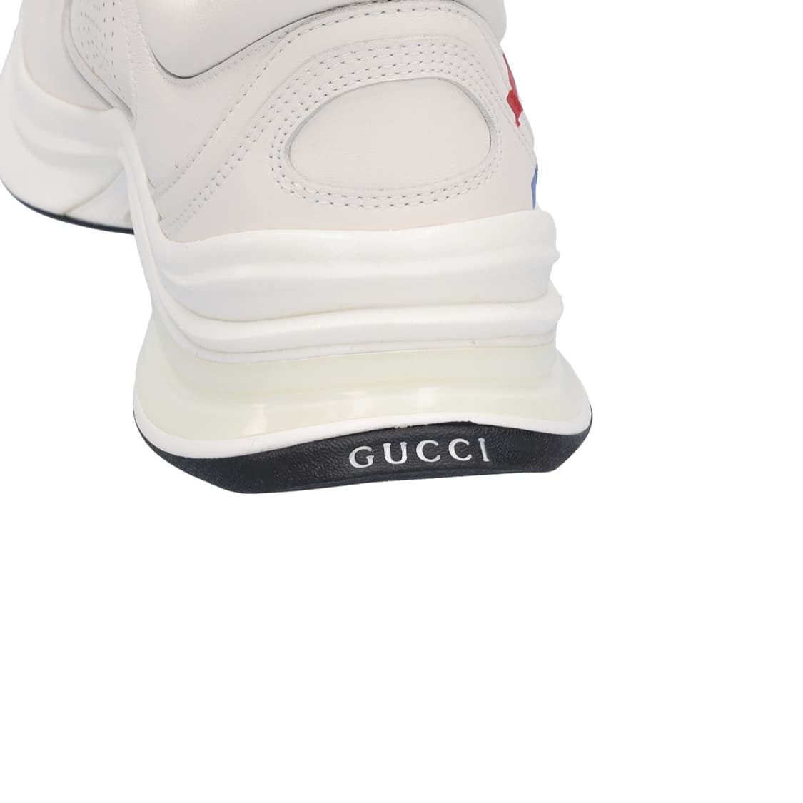 구찌 721111 구찌 런 스니커즈 레더 화이트 8 상품이미지4
