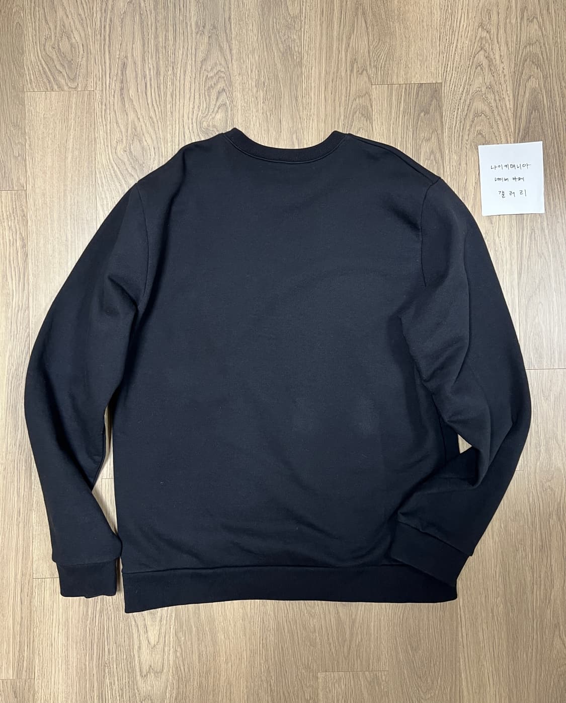 [XXL] A.P.C 아페쎄 USA 로고 프린트 코튼 맨투맨 블랙 상품이미지3