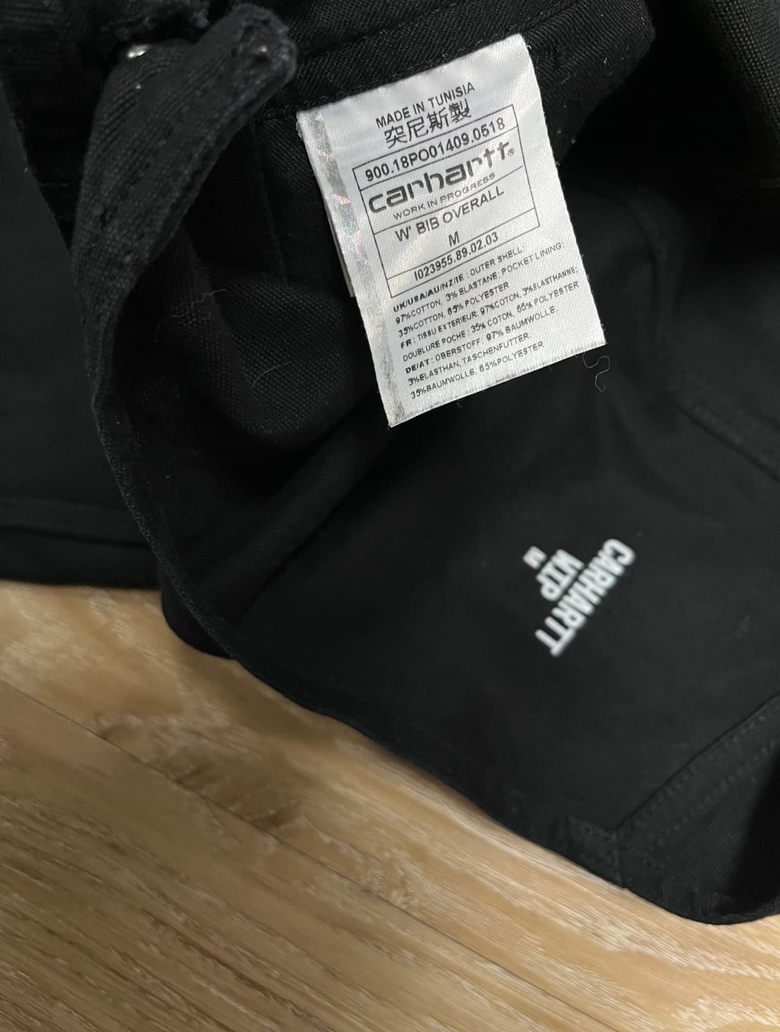 칼하트 WIP 오버롤 M 상품이미지6