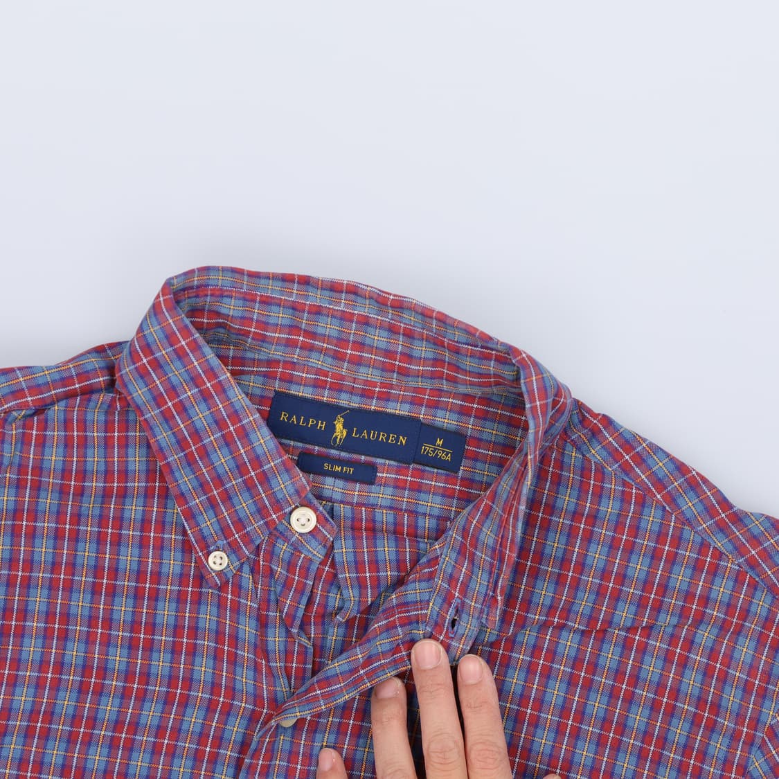 [M] 폴로랄프로렌 슬림핏 체크 셔츠 1231H1 상품이미지3