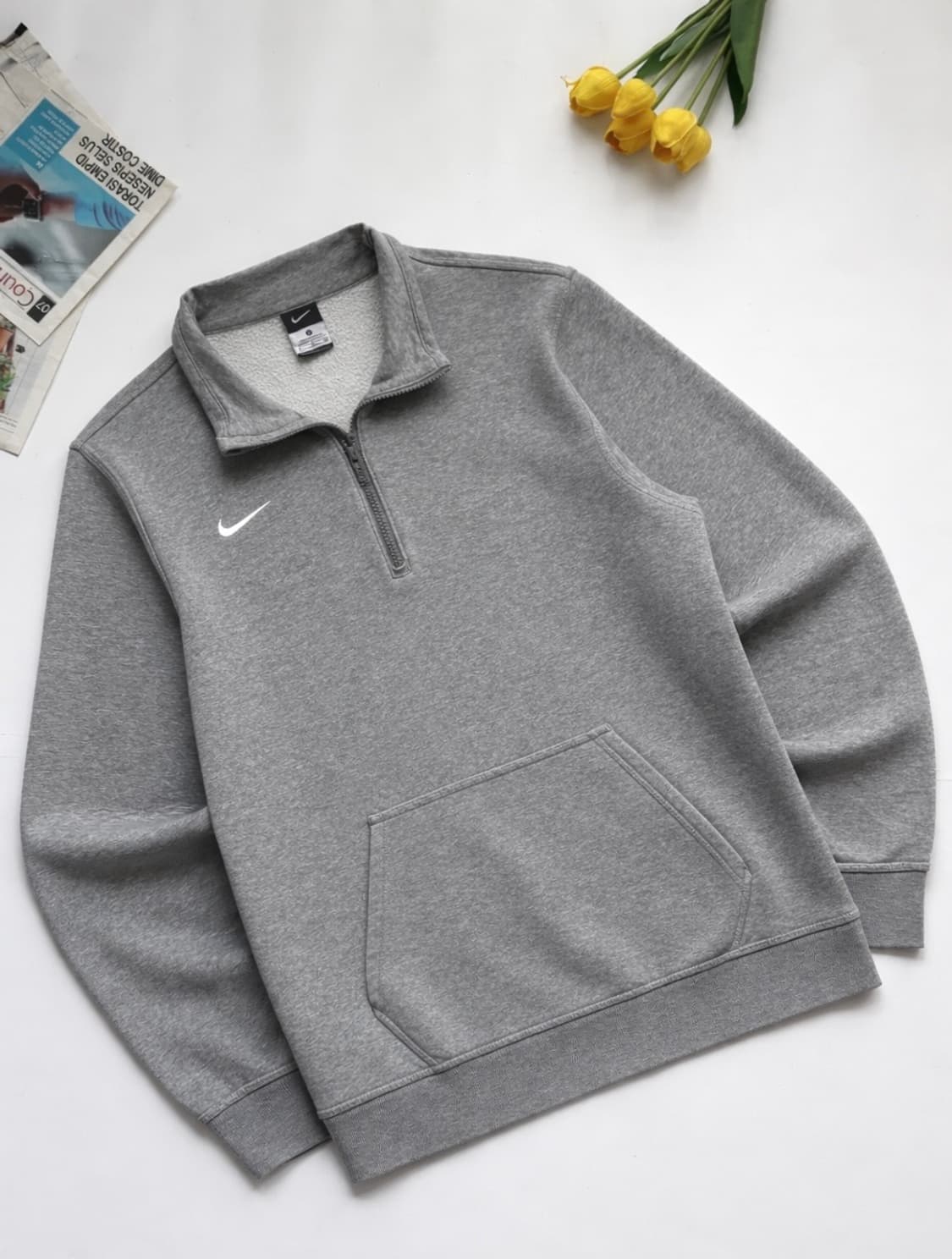 Nike 나이키 그레이 하프 집업 맨투맨 상품이미지1