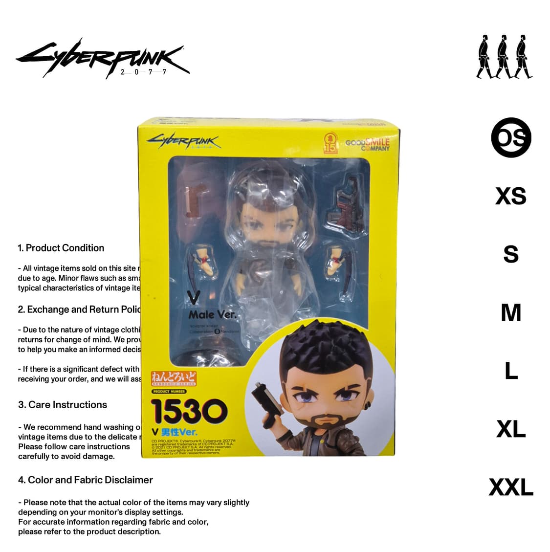 사이버펑크 2077 'V' 넨도로이드 피규어 상품이미지1