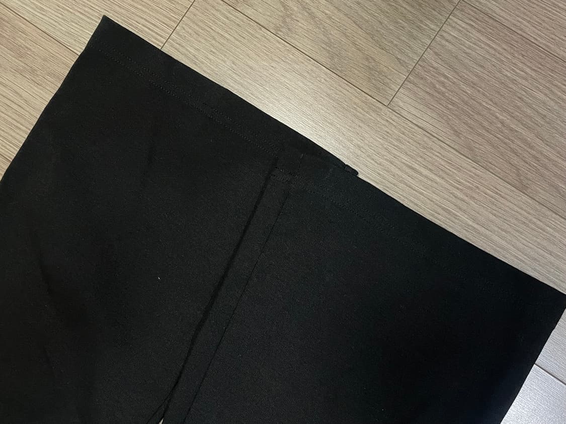 [2] 지초이 스커트팬츠 (플리스X) 블랙 상품이미지3