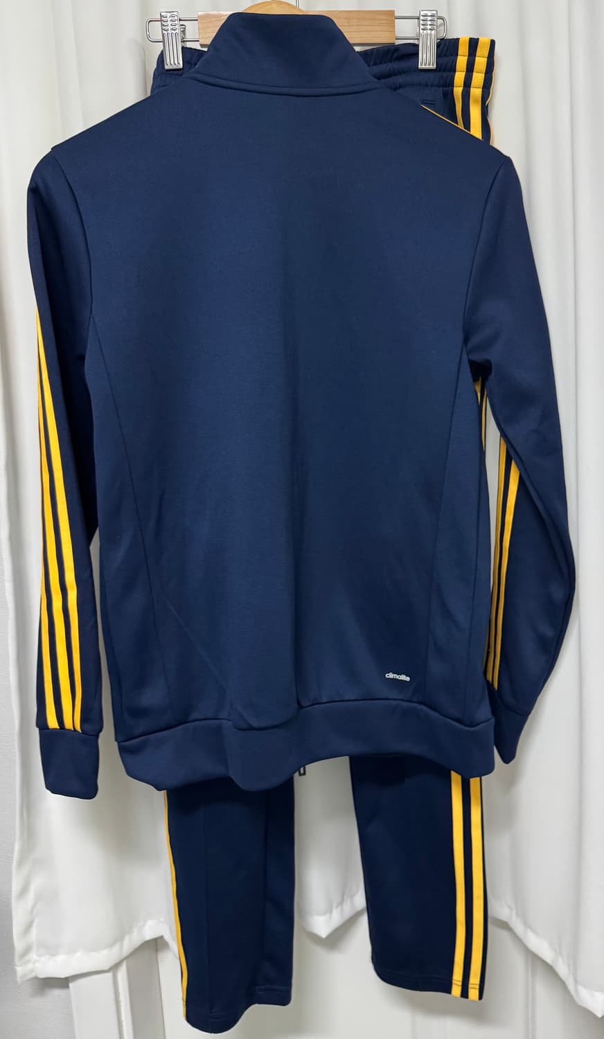 아디다스 네이비/옐로우 트레이닝 세트 상품이미지5