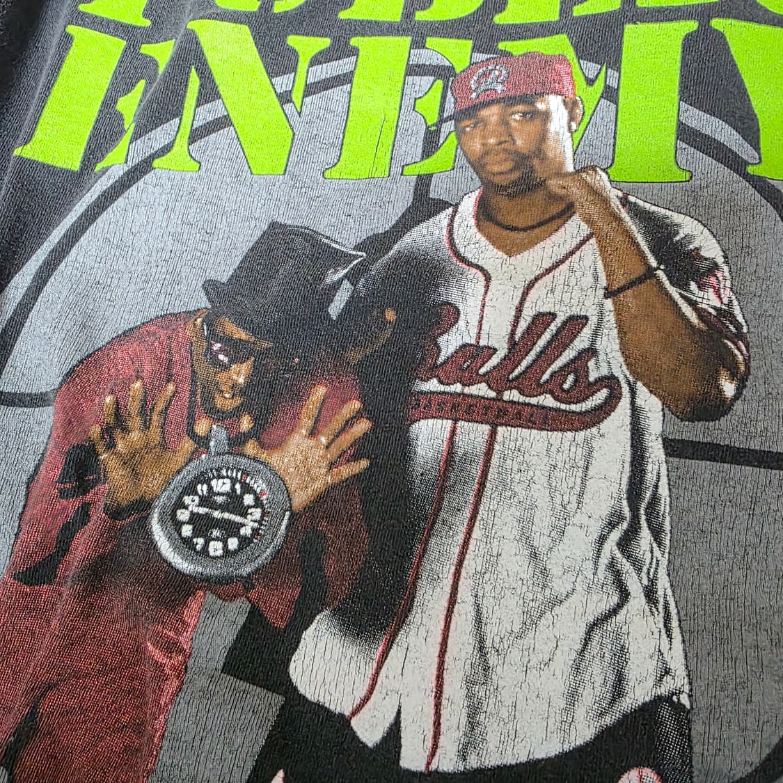 [XL] 90s 퍼블릭 애너미 91 빈티지 밴드티 랩티 상품이미지3