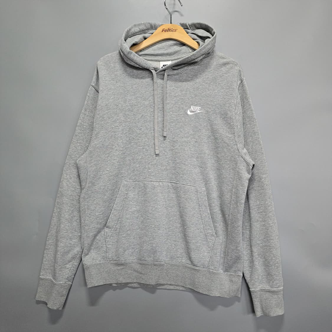 나이키(NIKE) 스몰로고 후드티 그레이 95 상품이미지1