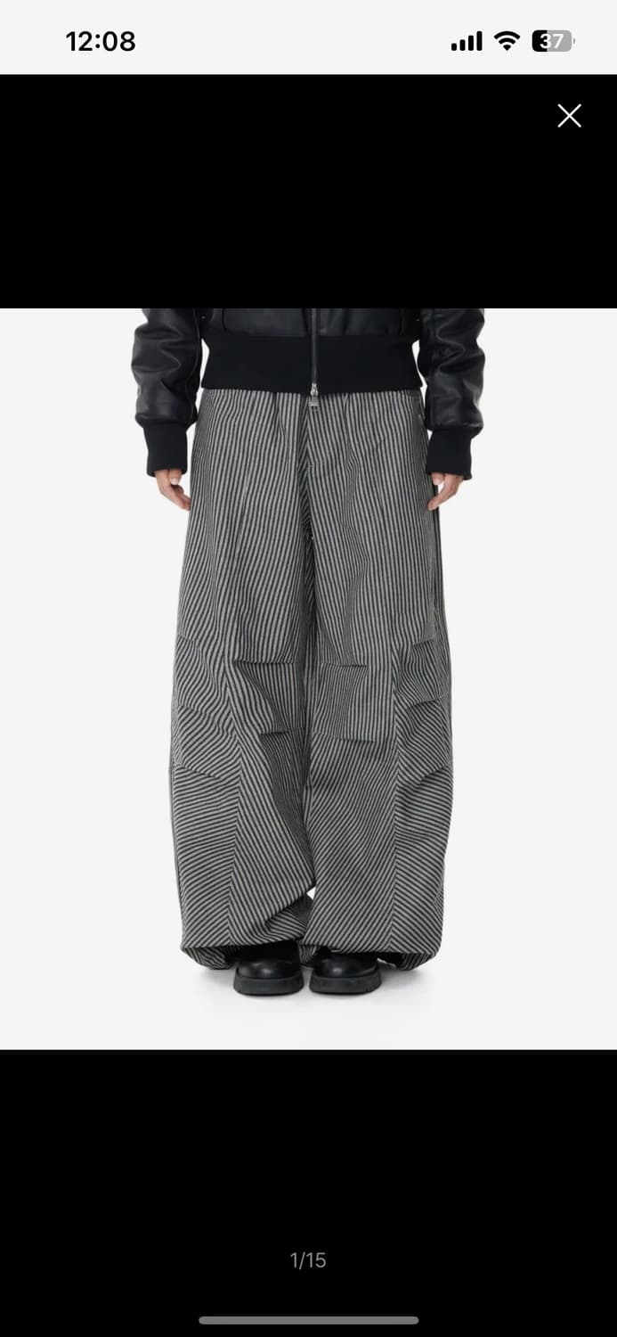 아캄 스트라이프 데님 1 상품이미지1