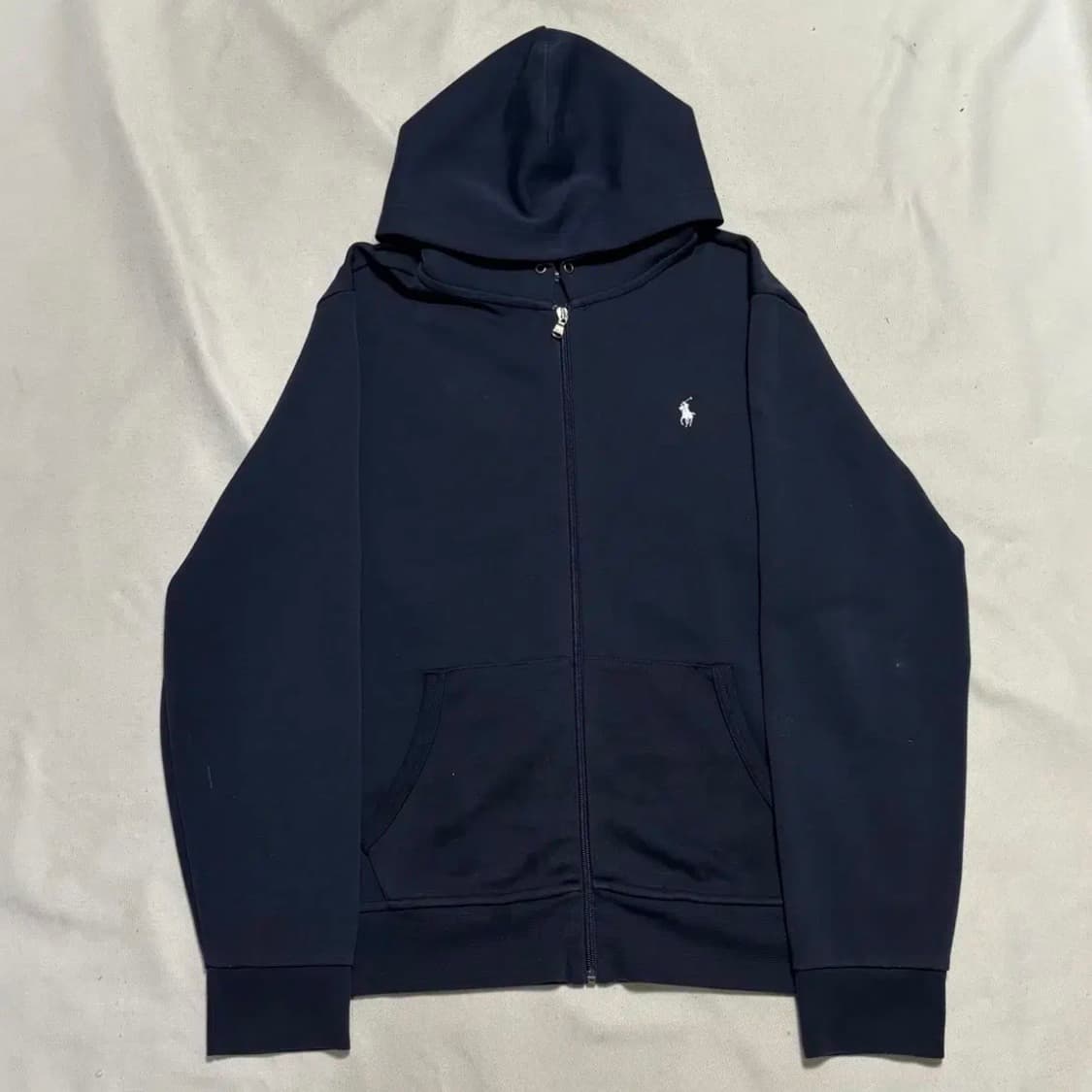 폴로랄프로렌 화이트 포니 네이비 후드 집업 상품이미지2