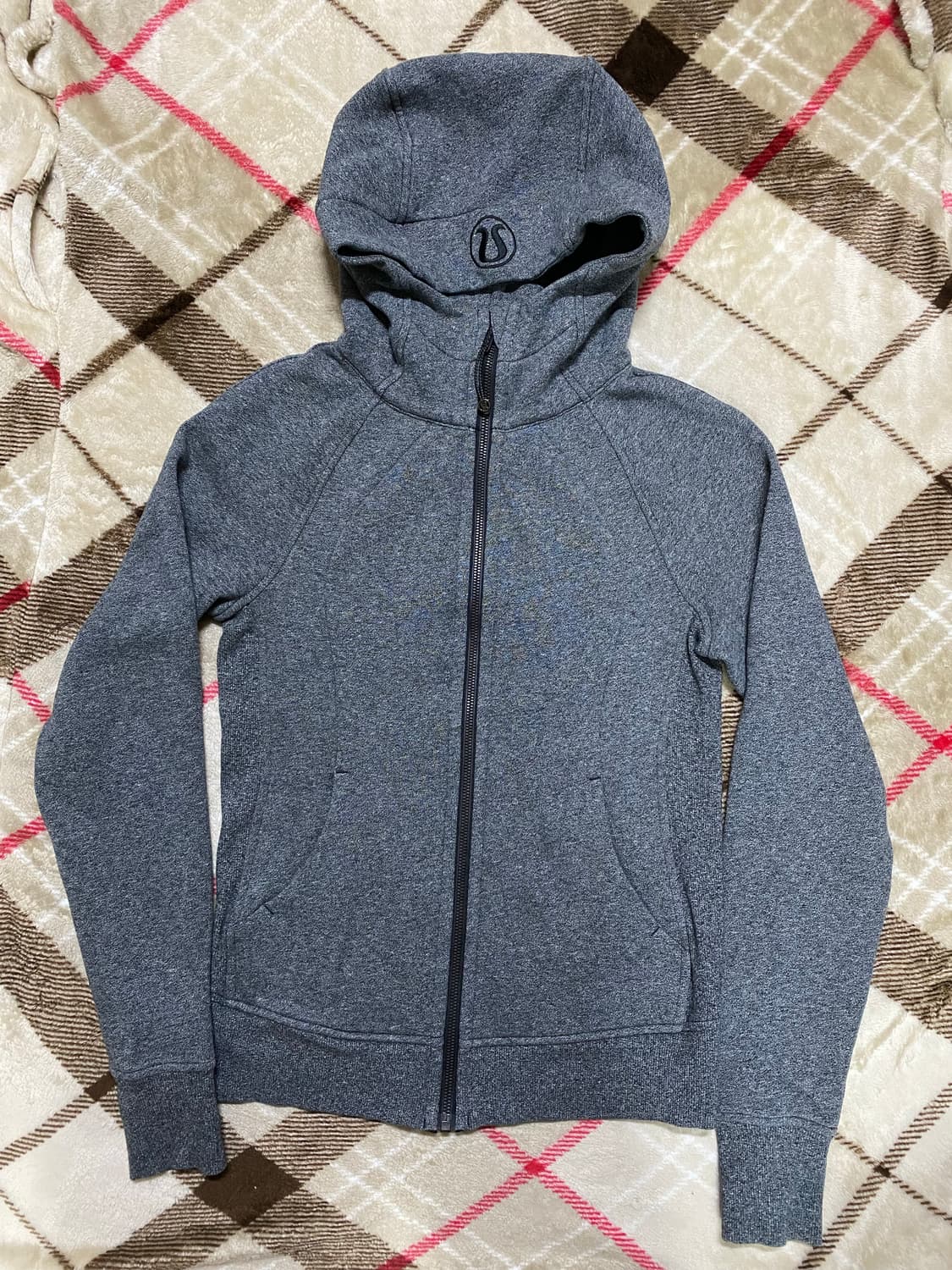 룰루레몬 여성 후드 집업 자켓 그레이 55 상품이미지1