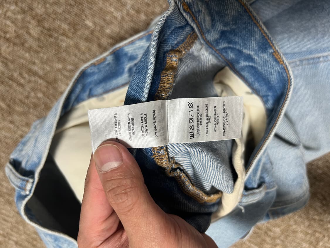 슈프림 더블 니 페인터 팬츠 워시드 블루 30사이즈 상품이미지4