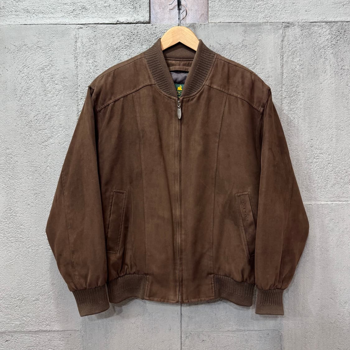 Bencros London 브라운 스웨이드 블루종 자켓 (L)   상품이미지1