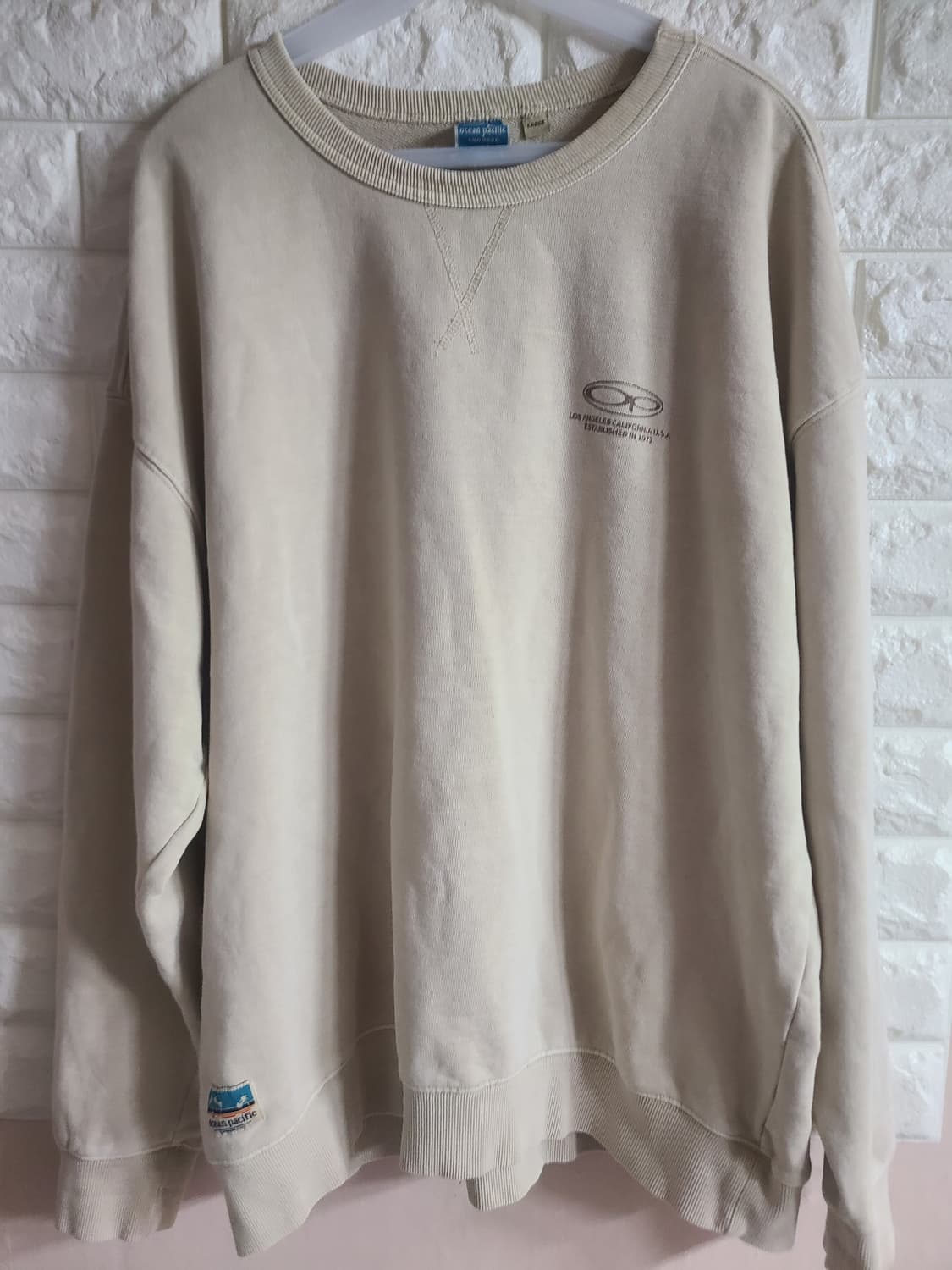 오션퍼시픽 피그먼트 맨투맨티(라지) 상품이미지1