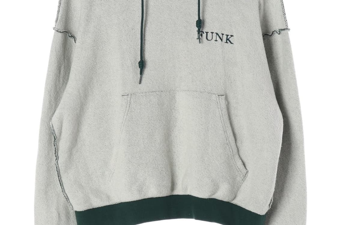 인스턴트펑크 그린 오버핏 자수 후드티 3 상품이미지4