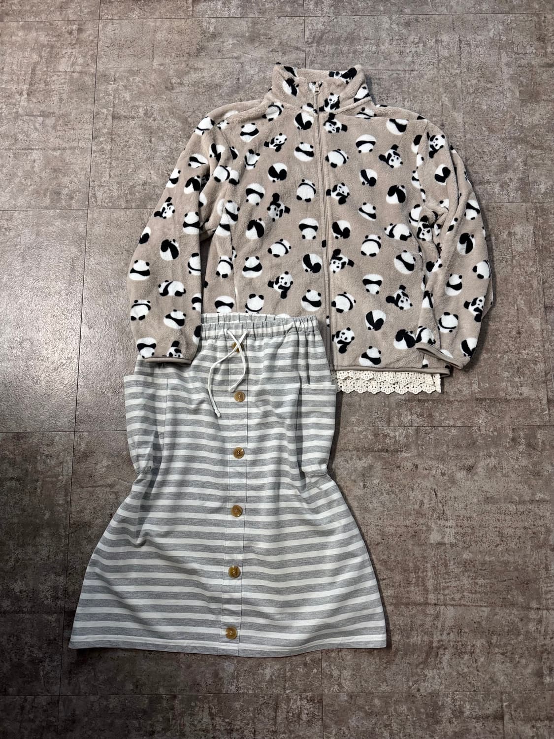 로프 디테일 레이스 밑단 롱 슬리브 티 상품이미지6