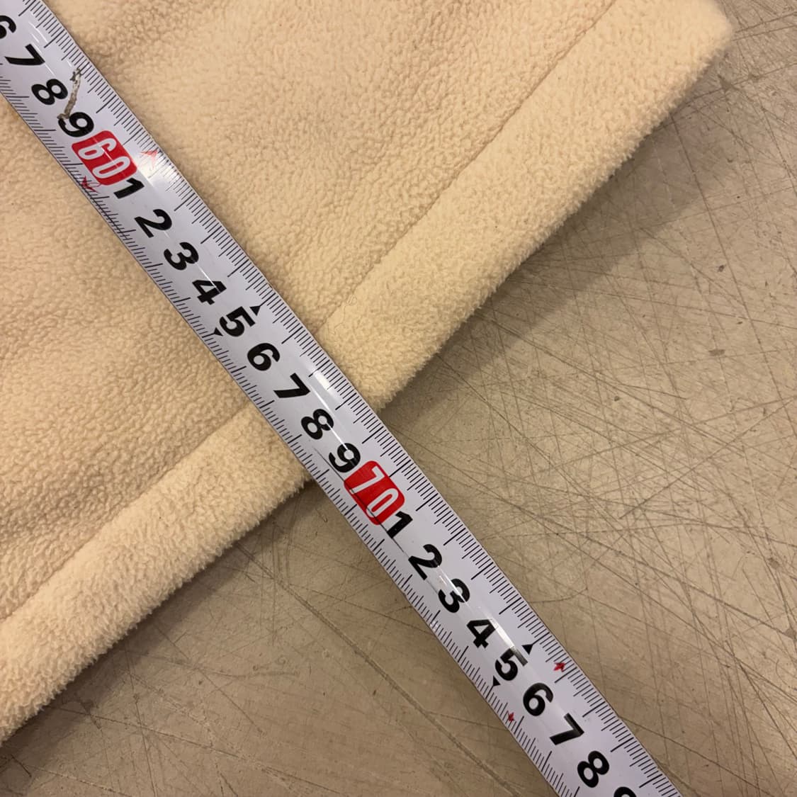 커버낫 아이보리 후리스 집업 상품이미지4