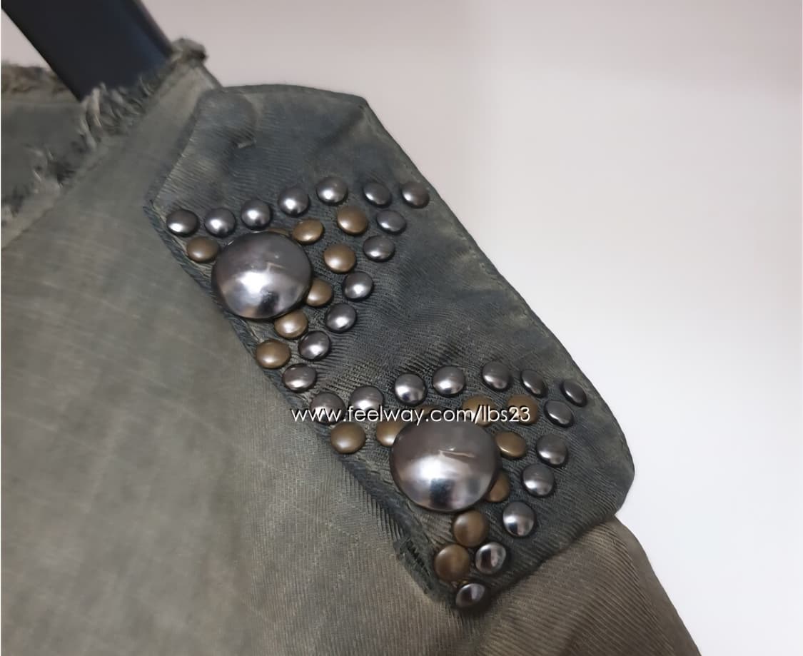 Zadig & Voltaire 빈티지 밀리터리 스타일 조끼  상품이미지8