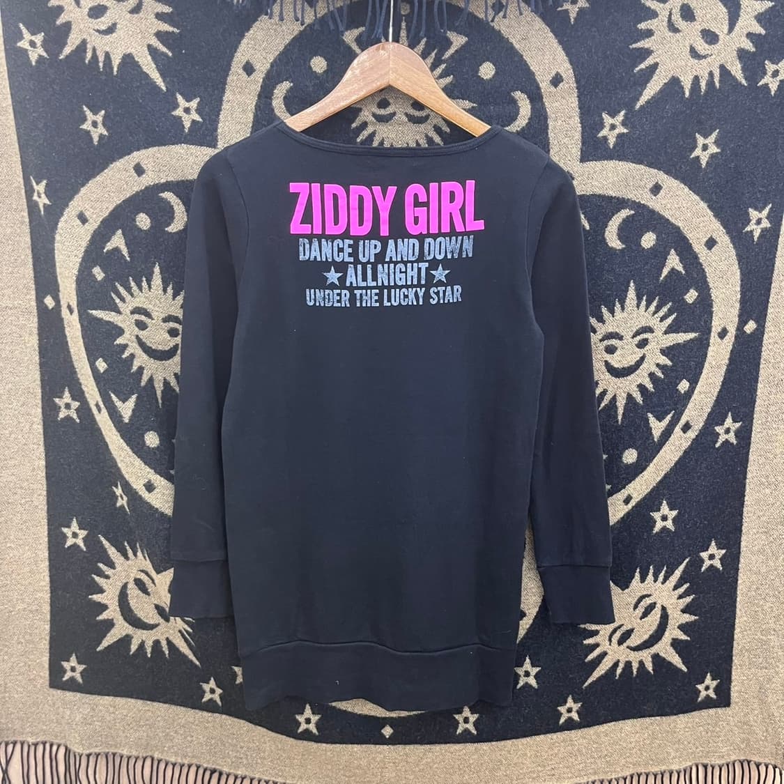 ZIDDY 빈티지 스트릿 락펑크 키치 갸루 큐빅 롱슬리브 K0274 상품이미지4