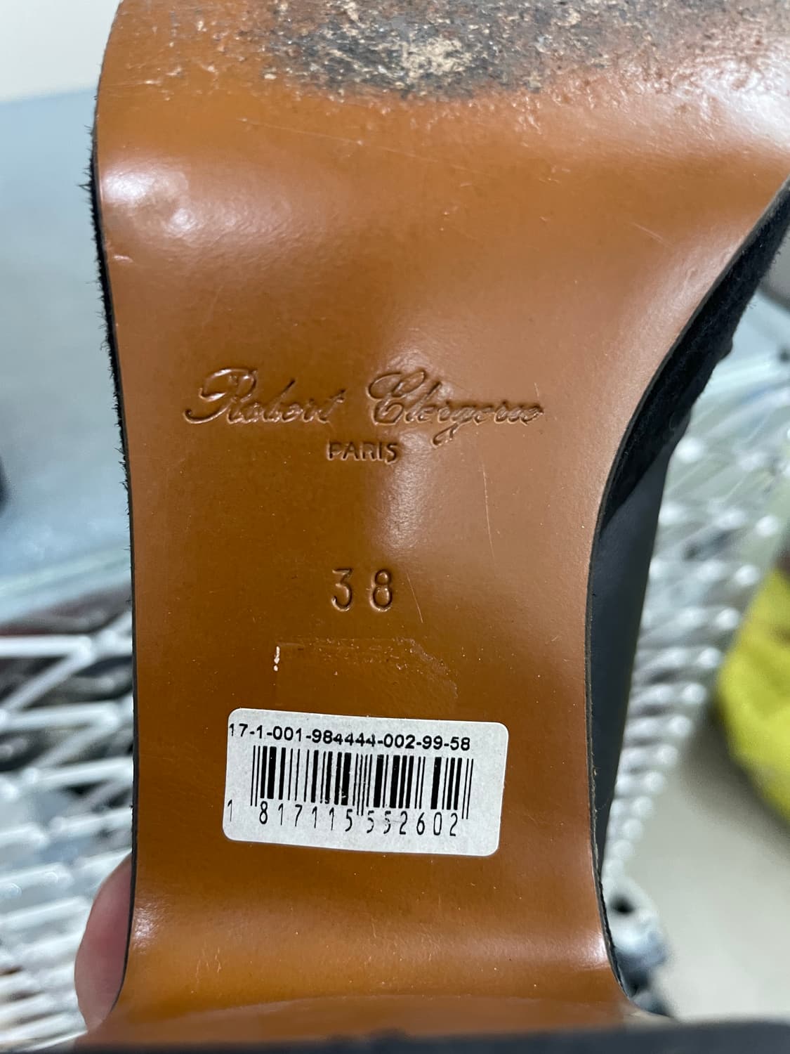 로베르 끌레제리 레더 스웨이드 샌들 38 상품이미지9