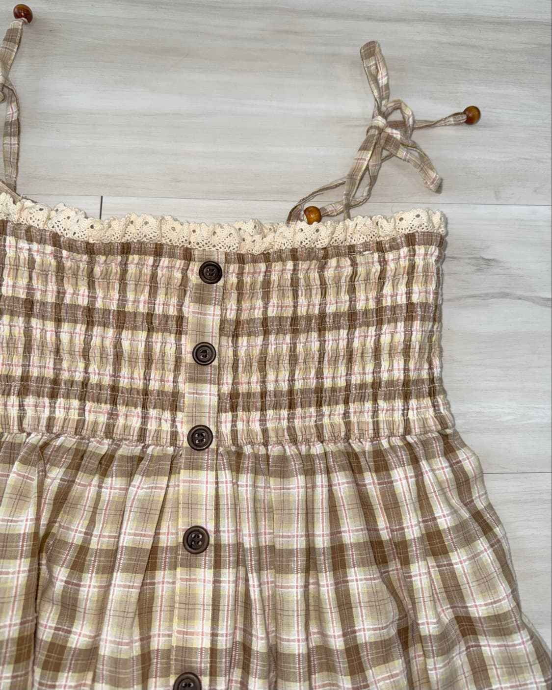 LIZ LISA Cozy Beige Check Sleeveless 상품이미지8