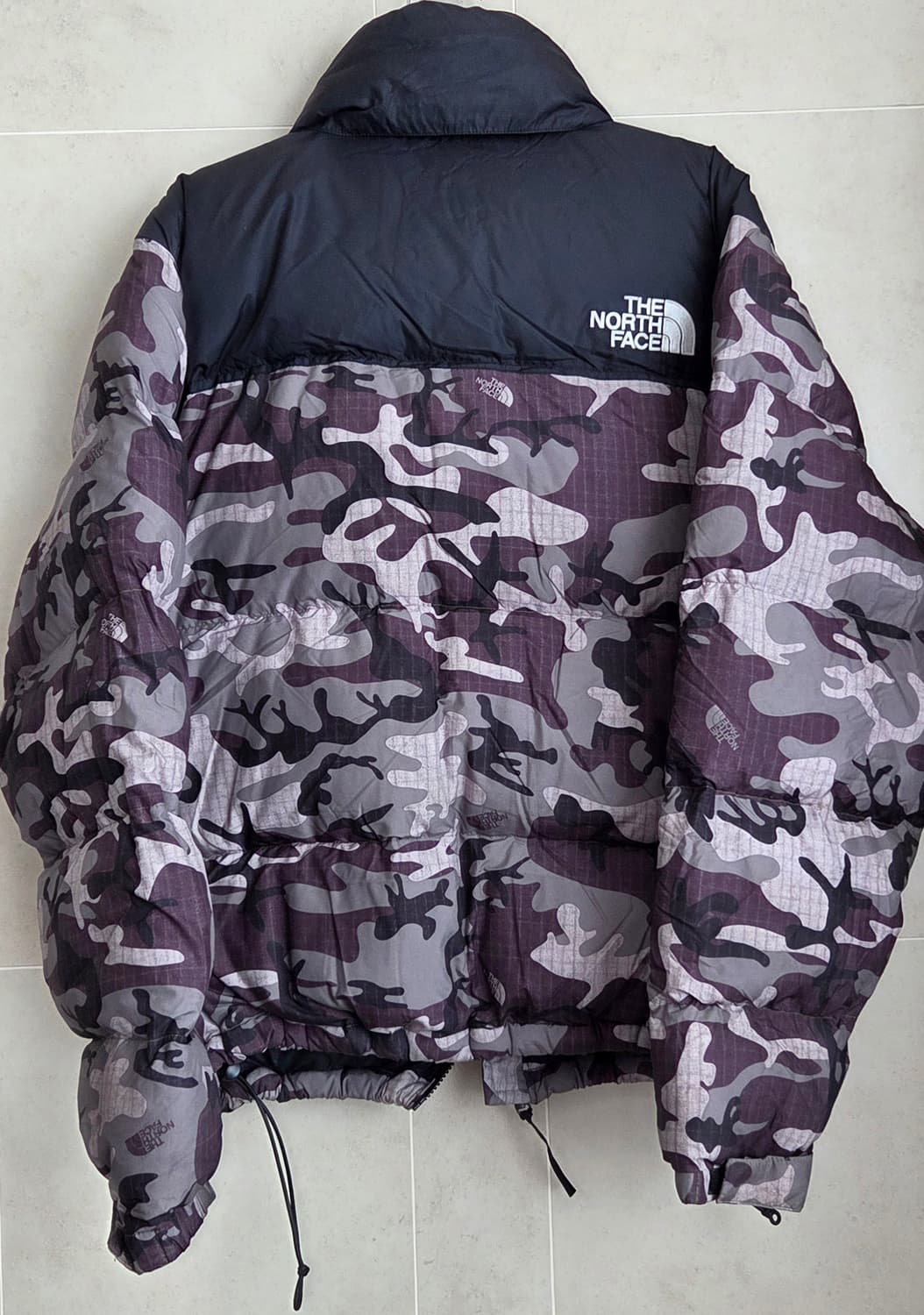 (L,100)노스페이스1996눕시 카모 패딩 상품이미지2