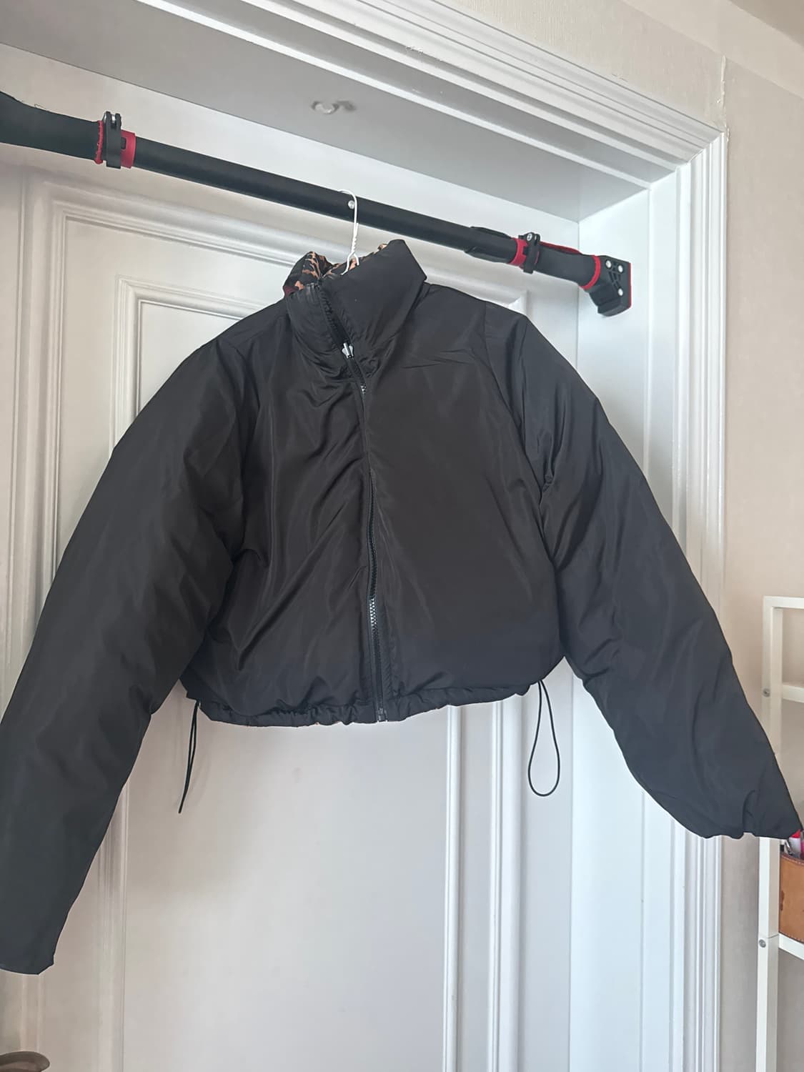 toh 티오에이치 레오파드 숏패딩 점퍼 상품이미지4