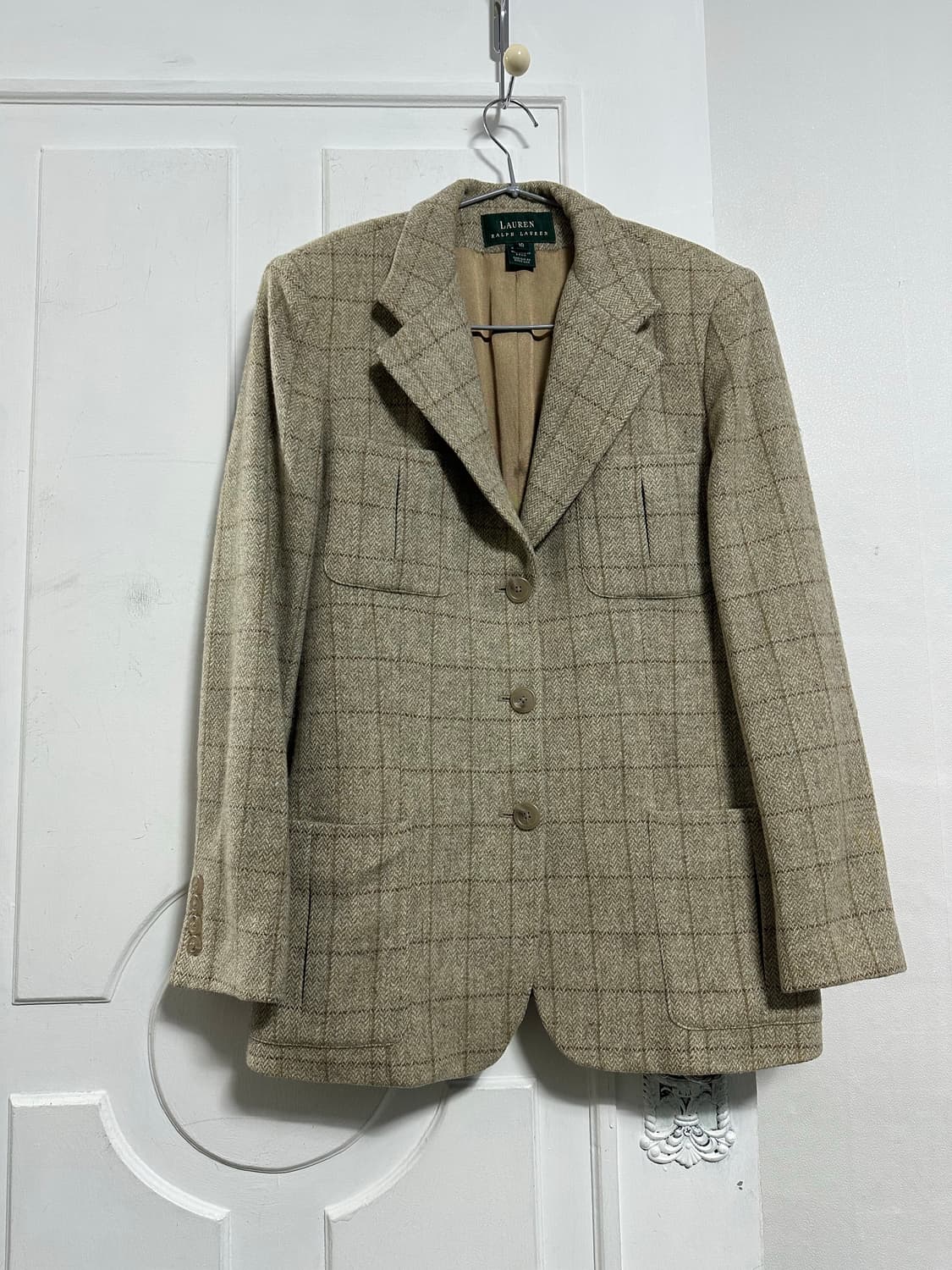 로렌 랄프로렌 헤링본 울 블레이저 상품이미지1