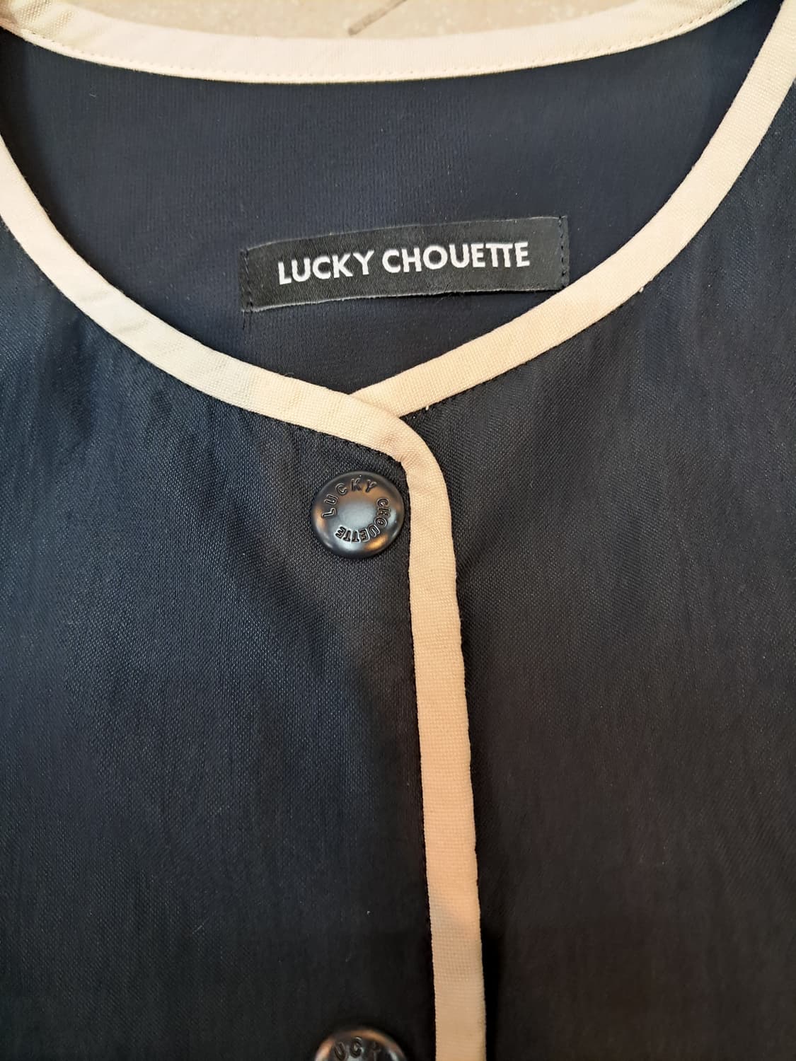 럭키슈에뜨 네이비 상하의 세트 (36) 상품이미지6