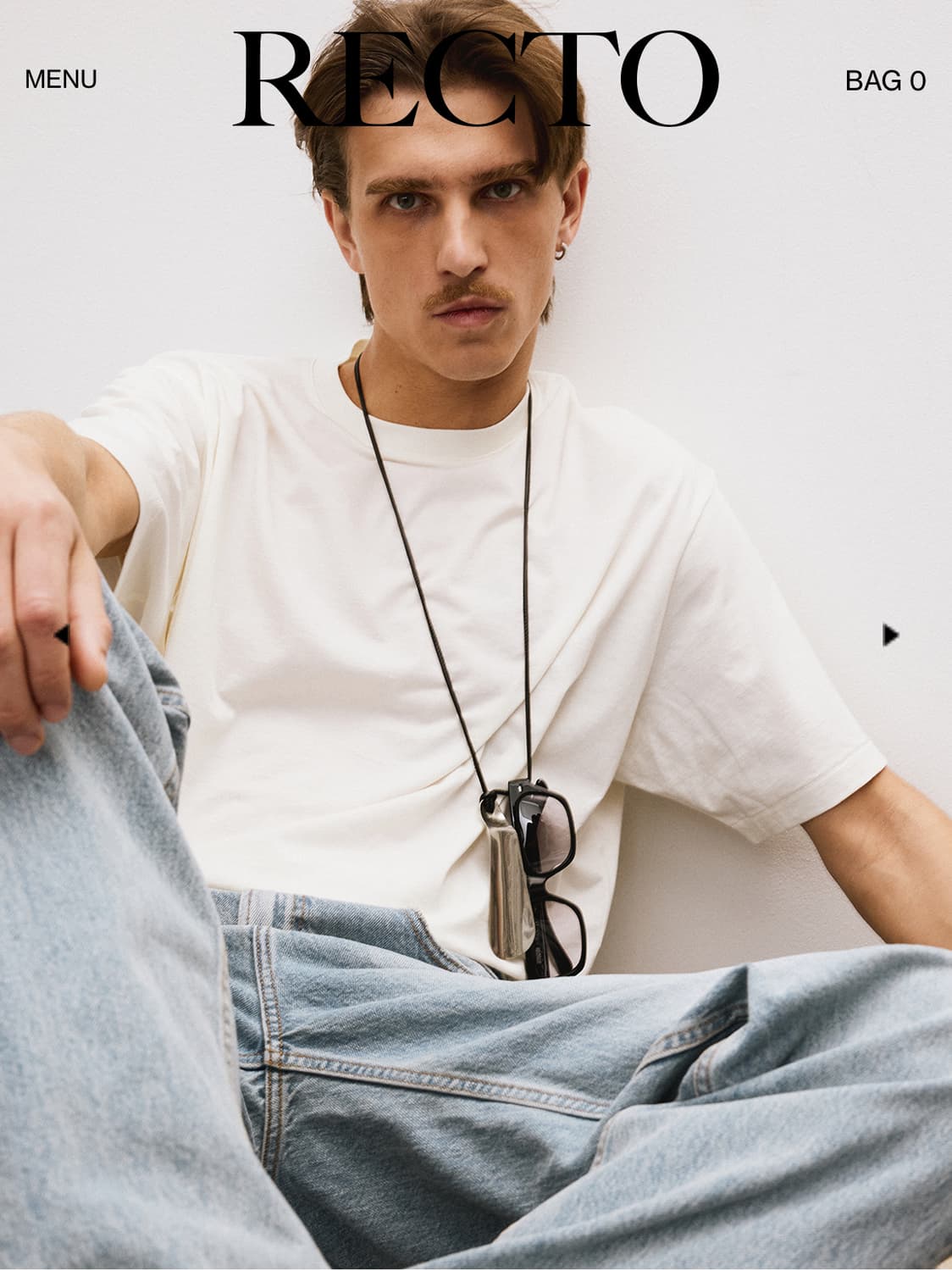 렉토 RECTO DESTROYED DENIM PANTS (LIGHT BL 상품이미지5