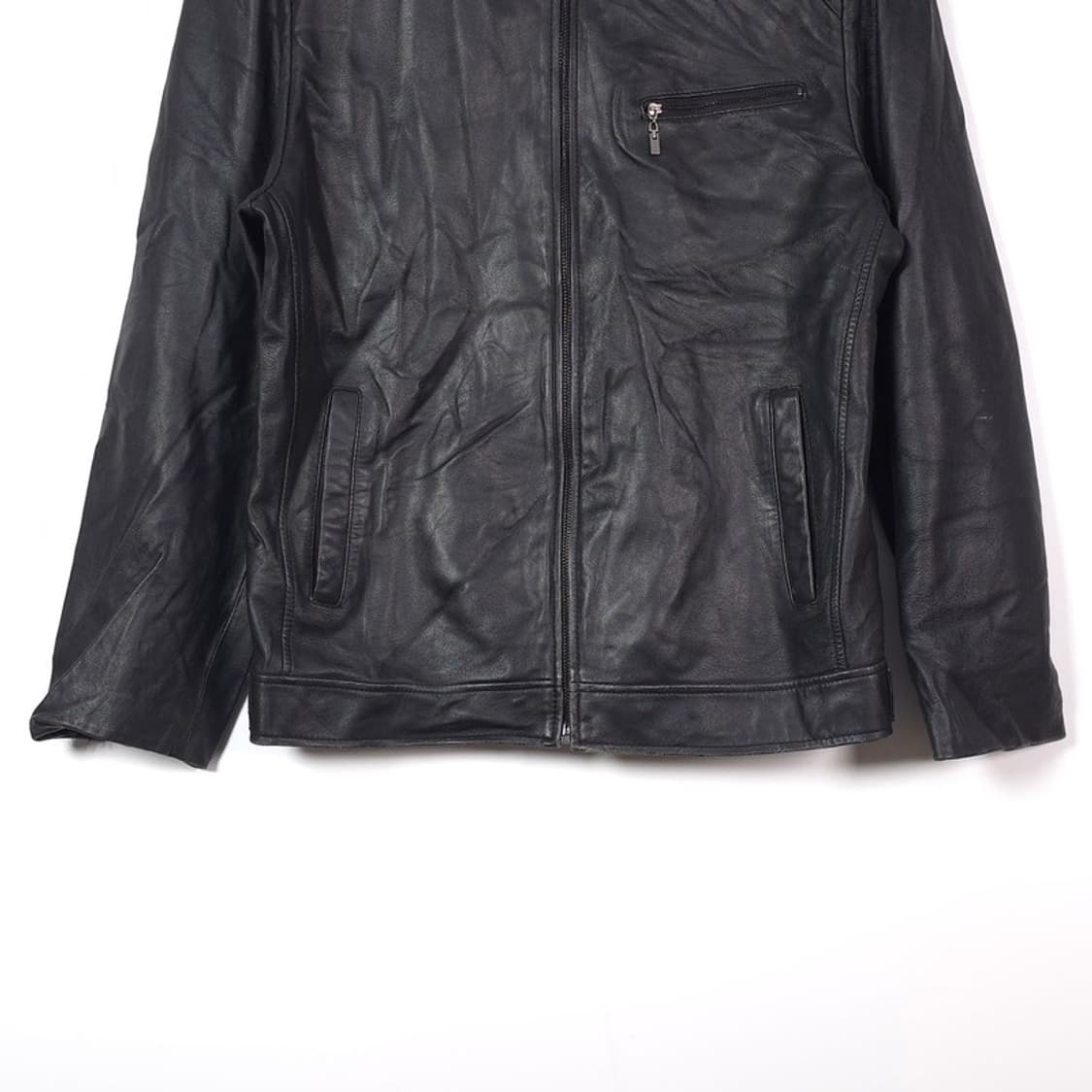 NOSAMOURS 리얼 램스킨 차이나카라 레더 자켓 105 상품이미지4