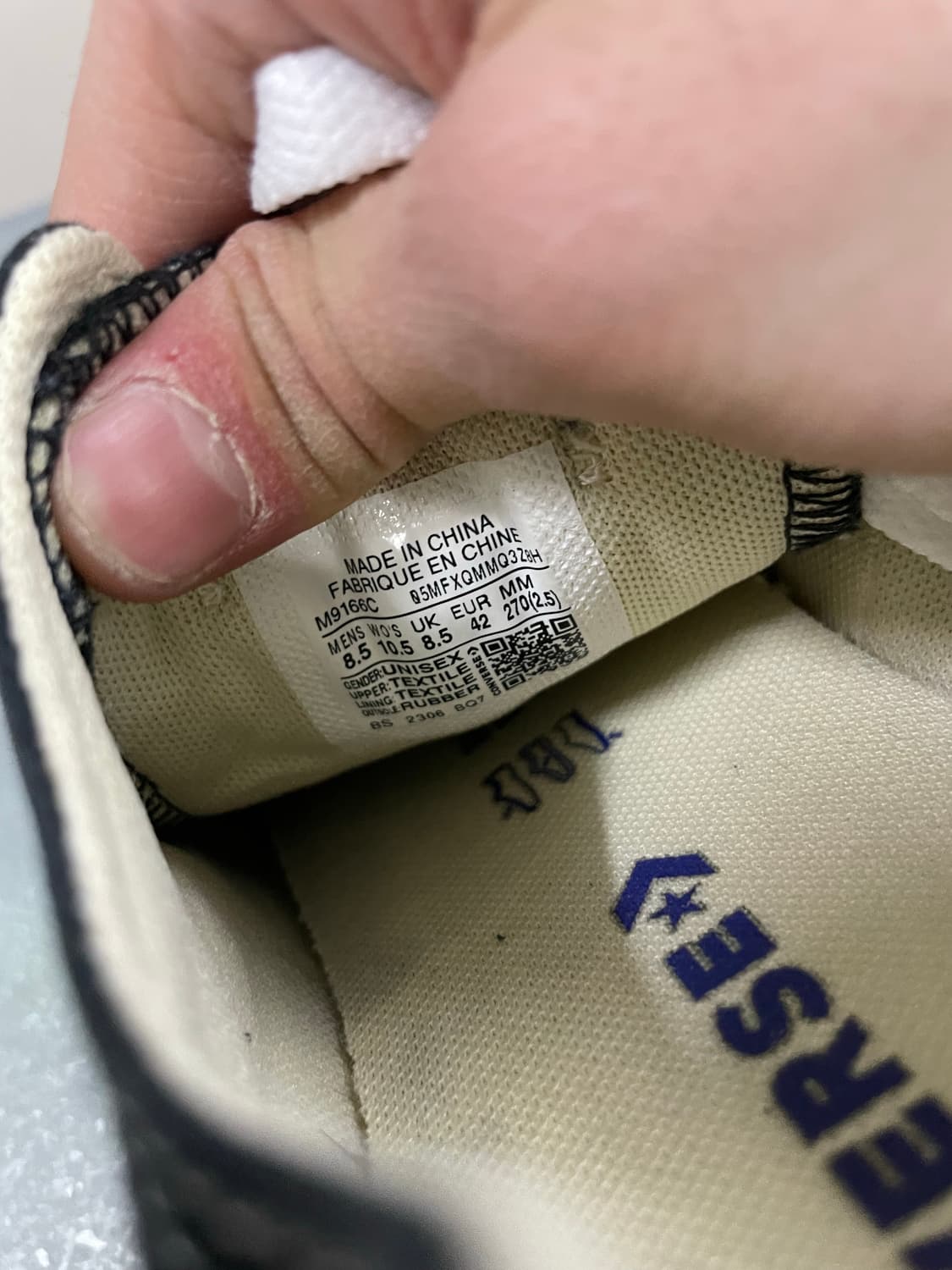 컨버스 척테일러 올스타 블랙 270 상품이미지8