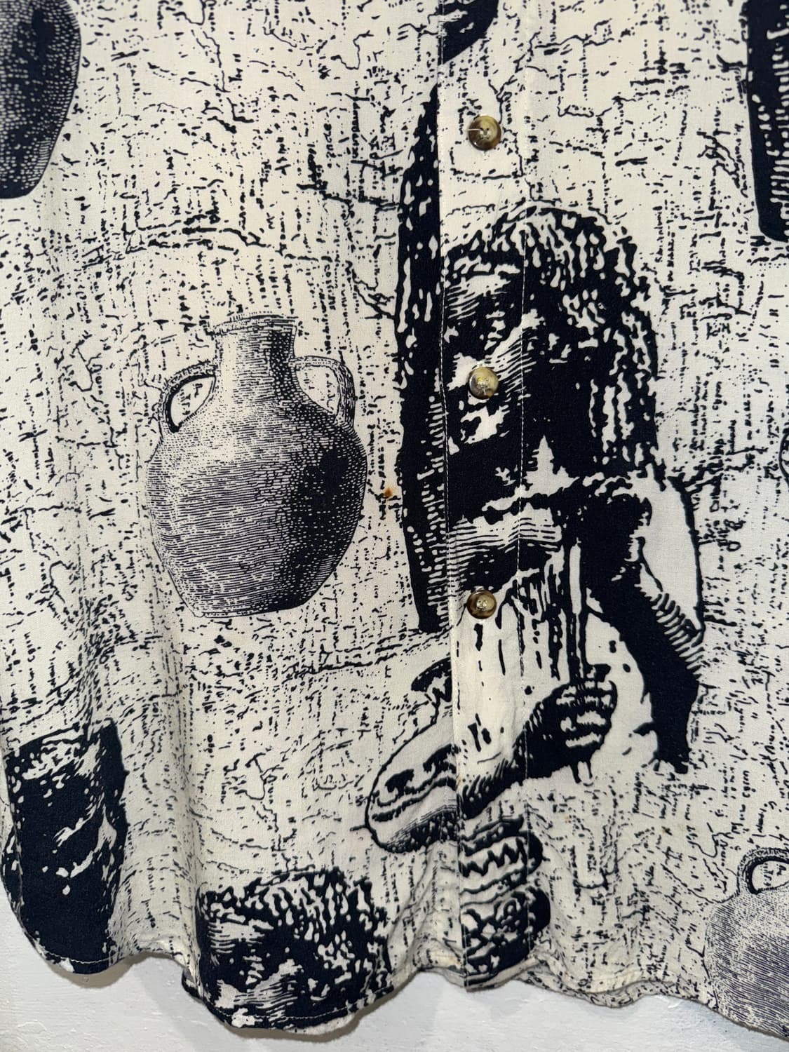 Marc daniels 도기 패턴 반팔 셔츠 상품이미지5