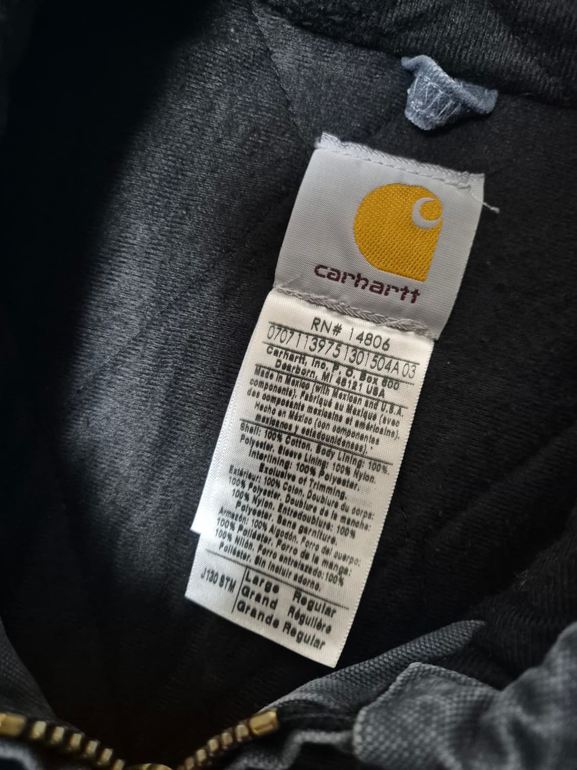 [L] 칼하트 J130 덕 액티브 자켓 STM 상품이미지3